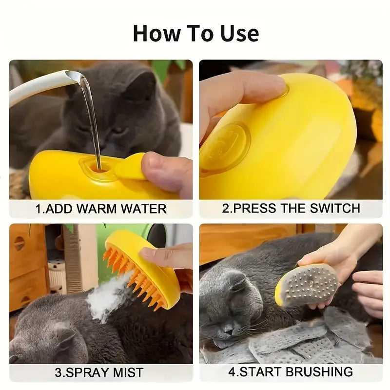 🎁 Cepillo a Vapor para  Mascota
